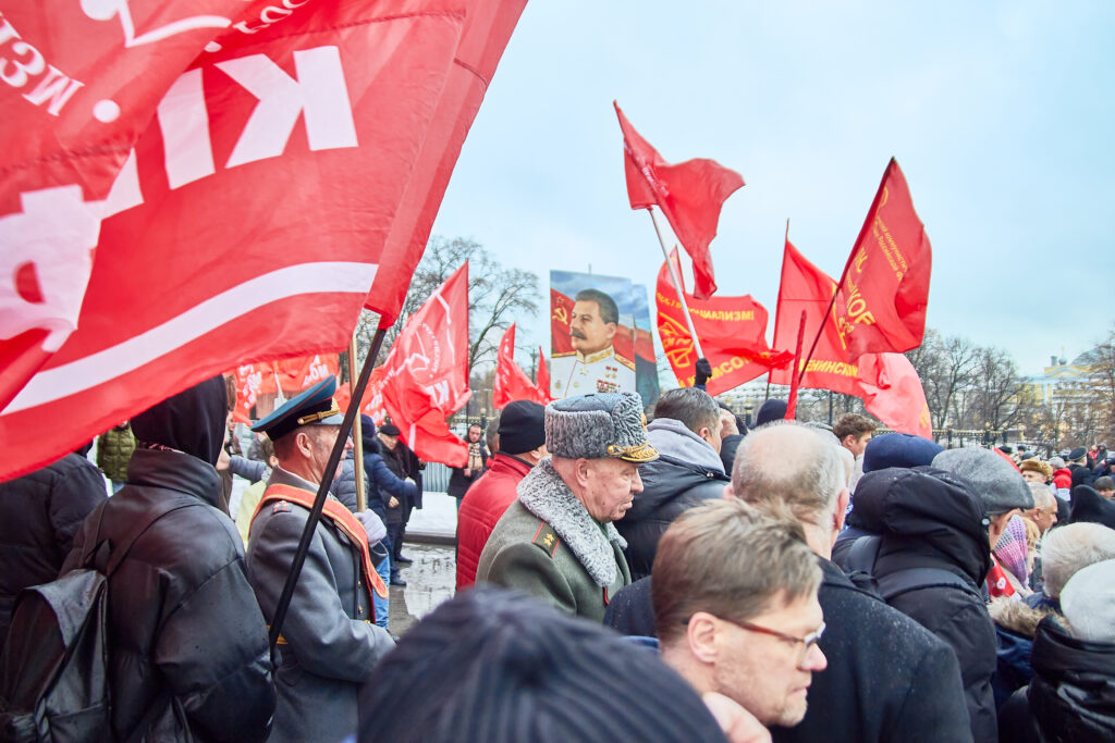 День рождения Сталина. Возложение цветов на Красной площади