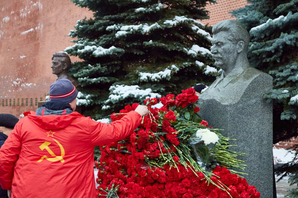 День рождения Сталина. Возложение цветов на Красной площади