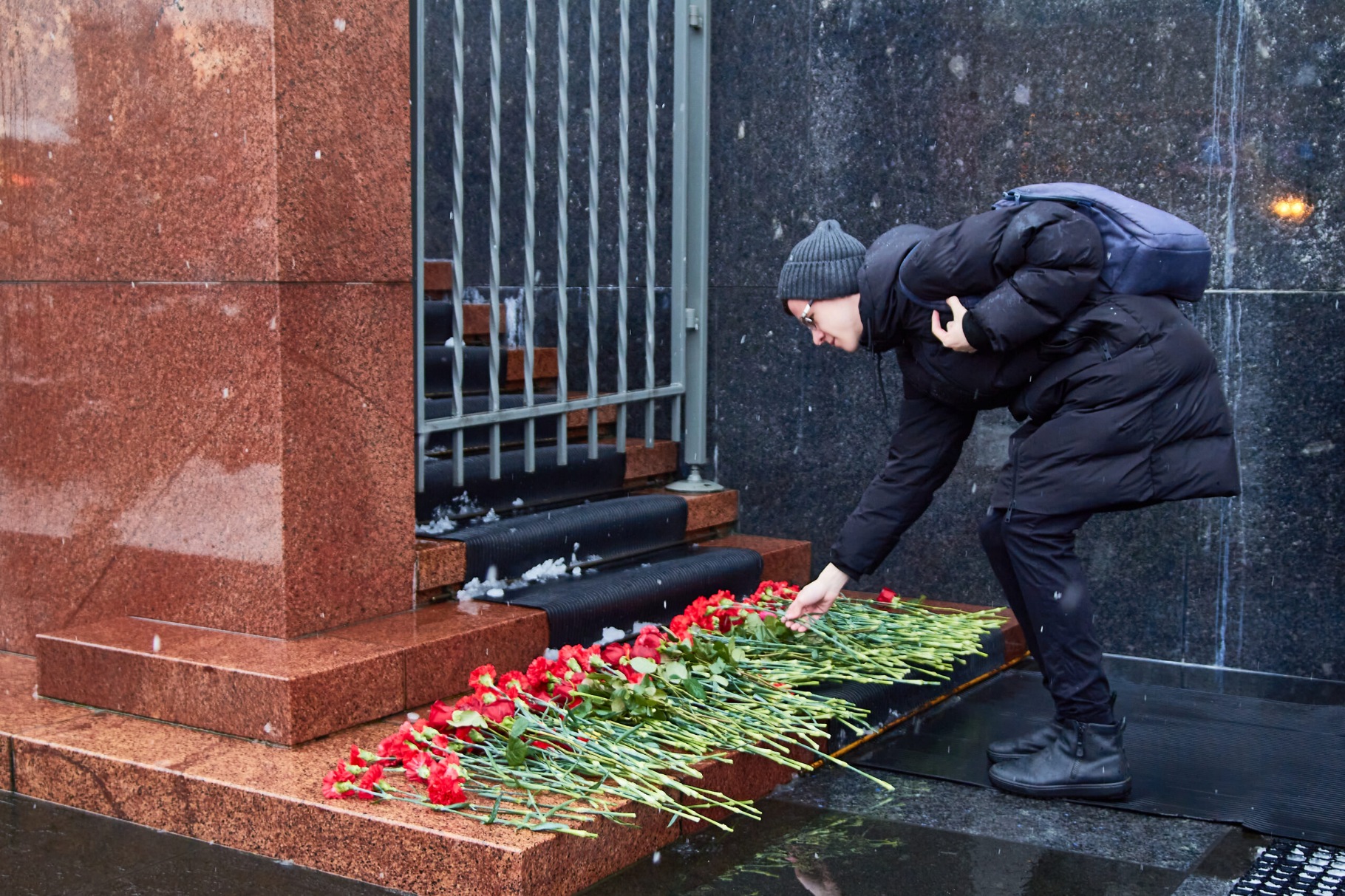 День рождения Сталина. Возложение цветов на Красной площади