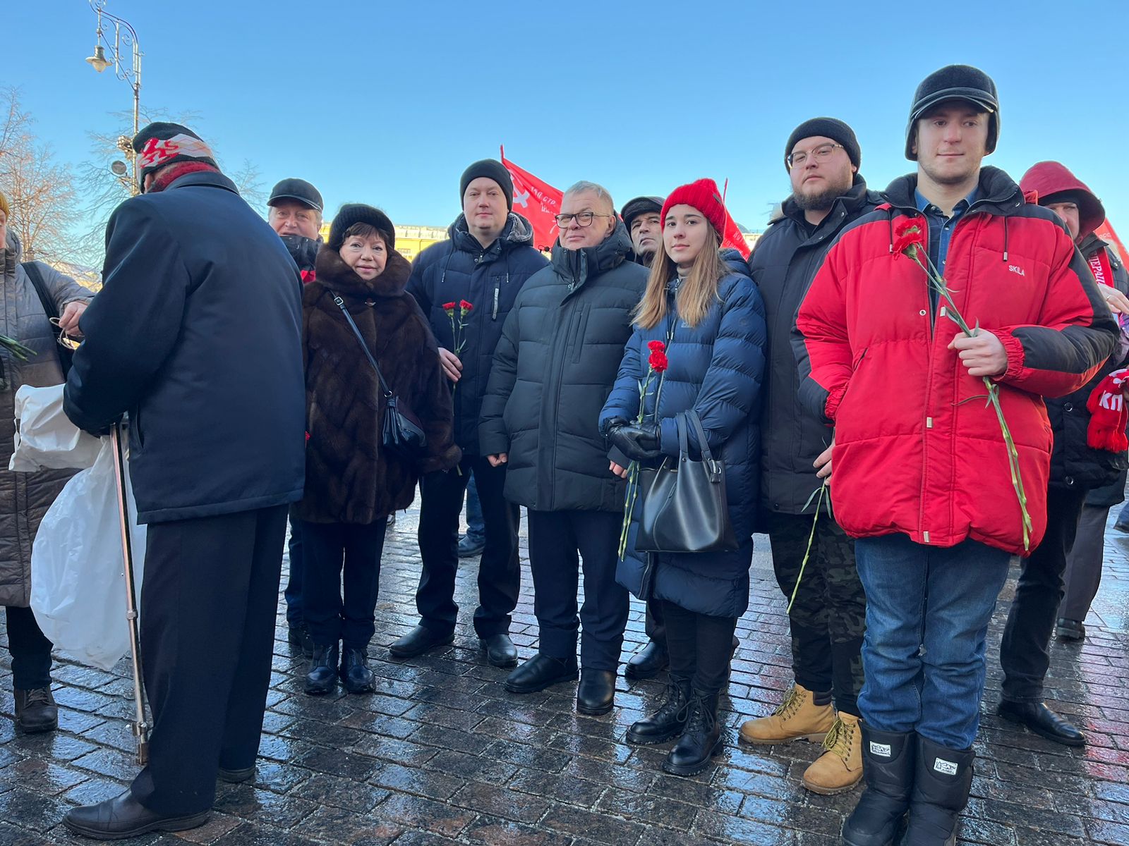 Состоялось возложение венков и цветов к Мавзолею В.И. Ленина на Красной Площади