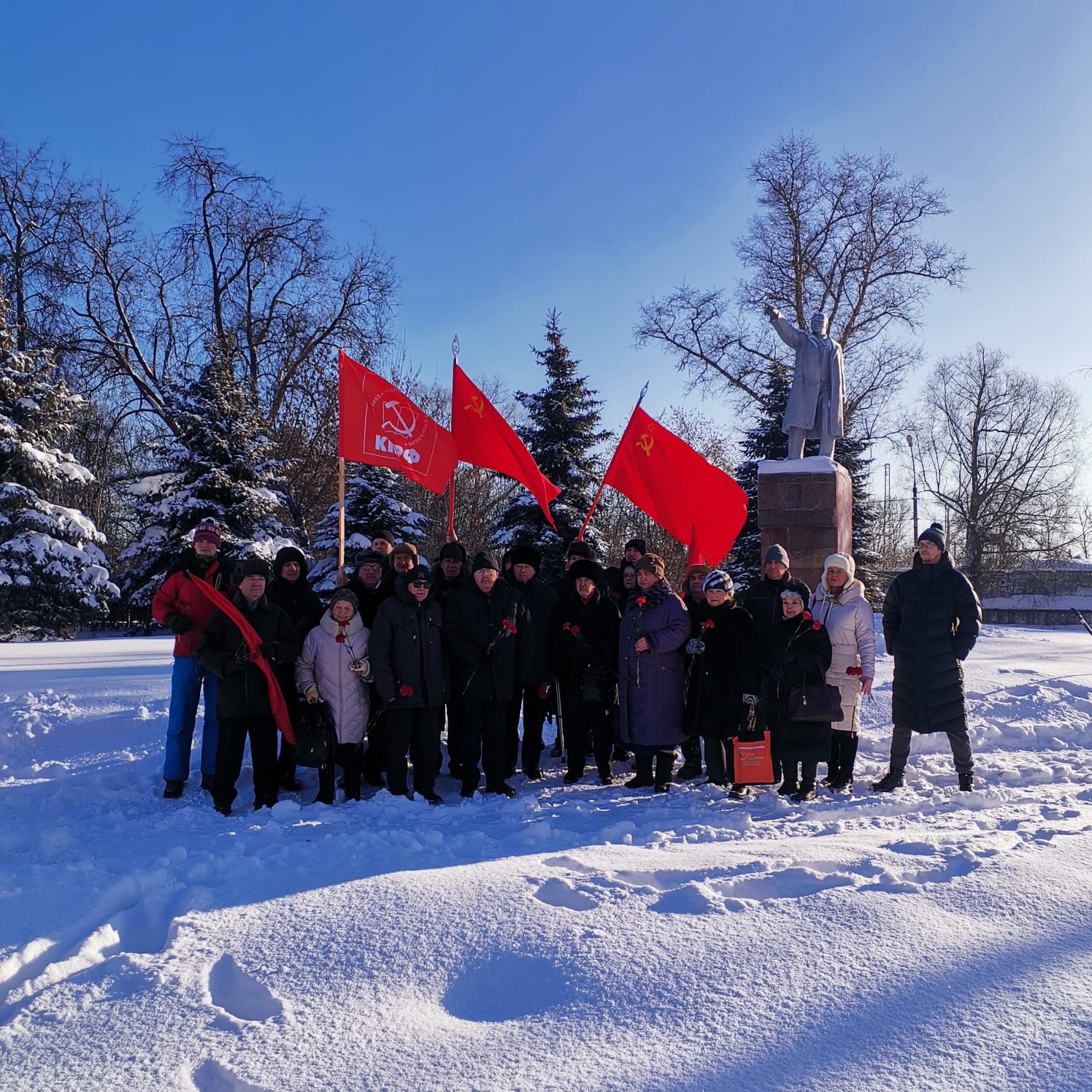 В Орехово-Зуево почтили память В.И. Ленина