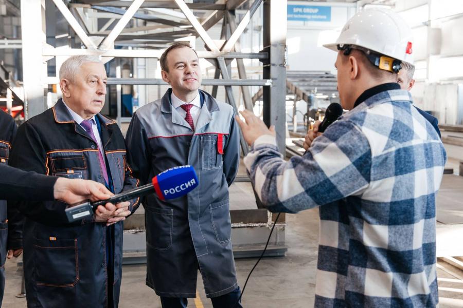 Кандидат в Президенты Российской Федерации Н.М. Харитонов побывал на оренбургском предприятии «Технопром»