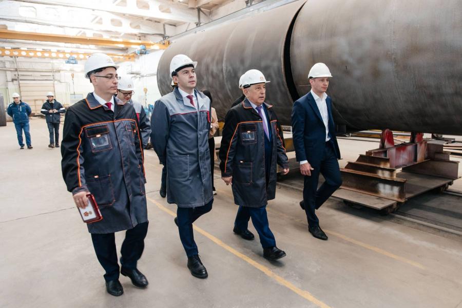 Кандидат в Президенты Российской Федерации Н.М. Харитонов побывал на оренбургском предприятии «Технопром»