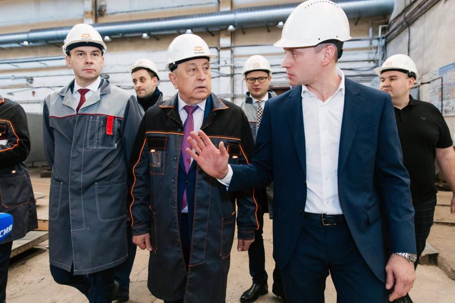 Кандидат в Президенты Российской Федерации Н.М. Харитонов побывал на оренбургском предприятии «Технопром»