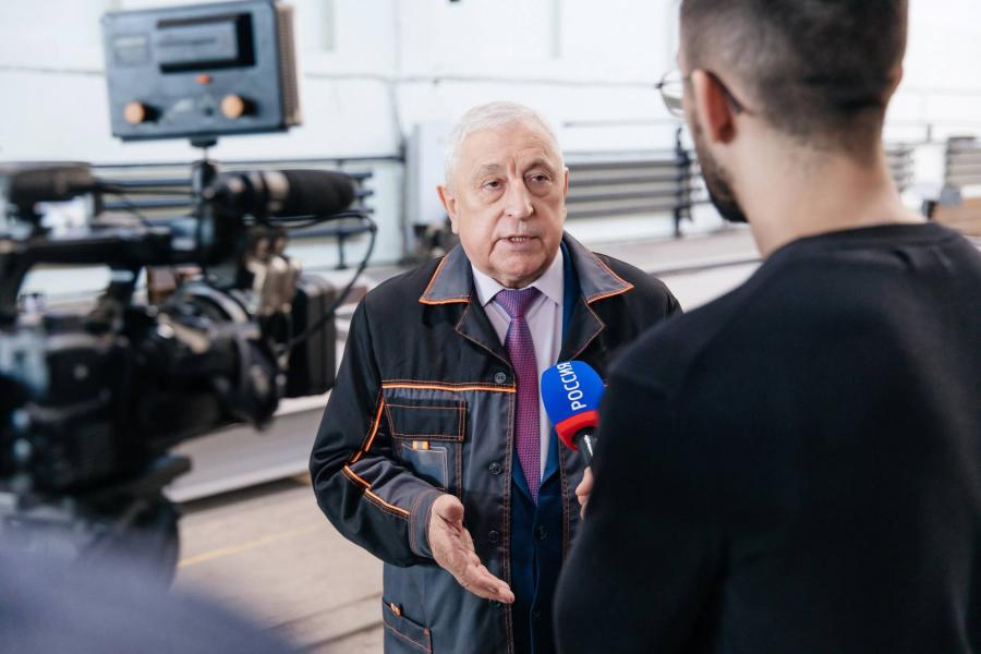 Кандидат в Президенты Российской Федерации Н.М. Харитонов побывал на оренбургском предприятии «Технопром»