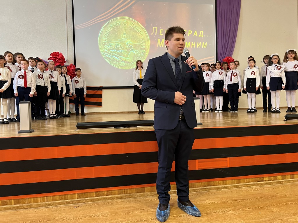 Даниил Рендаков принял участие в мероприятии, посвященном годовщине освобождению блокадного Ленинград