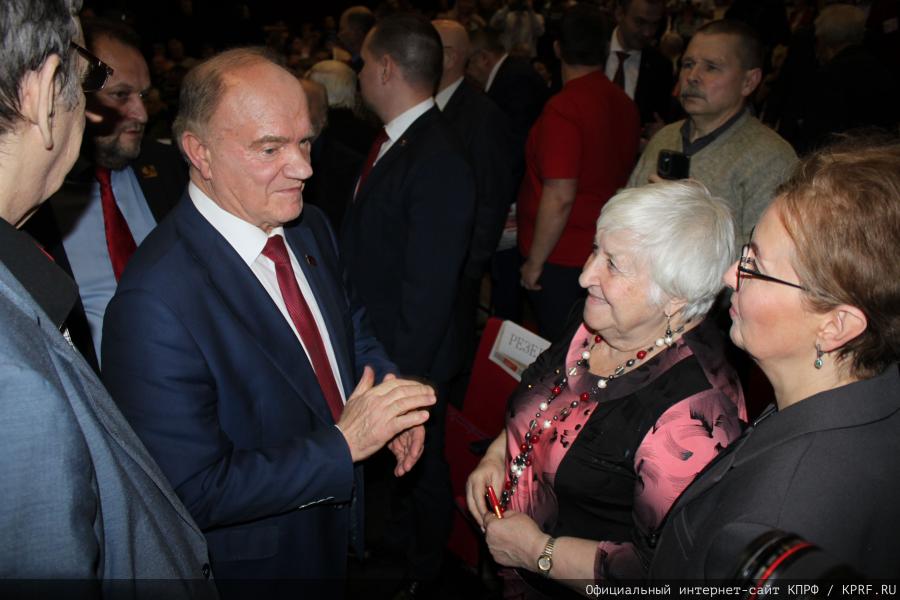 Состоялся рабочий визит делегации ЦК КПРФ во главе с Г.А. Зюгановым и Н.М. Харитоновым в Санкт-Петербург