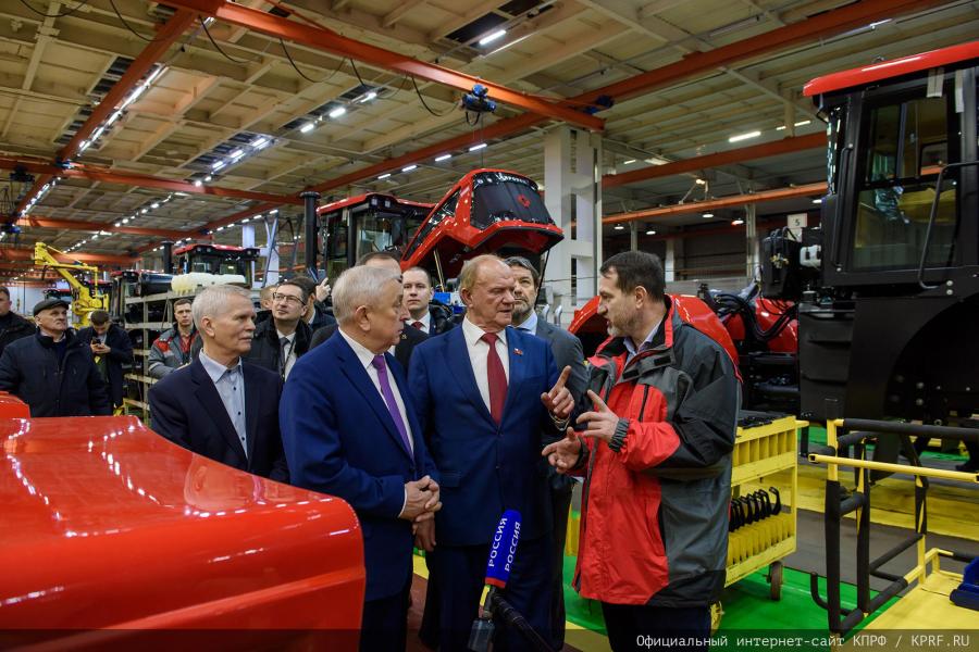 Состоялся рабочий визит делегации ЦК КПРФ во главе с Г.А. Зюгановым и Н.М. Харитоновым в Санкт-Петербург