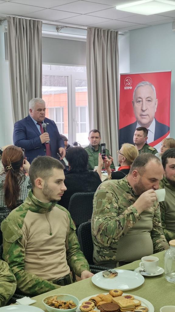 Депутат Государственной Думы Николай Васильев принял участие во встрече с участниками СВО