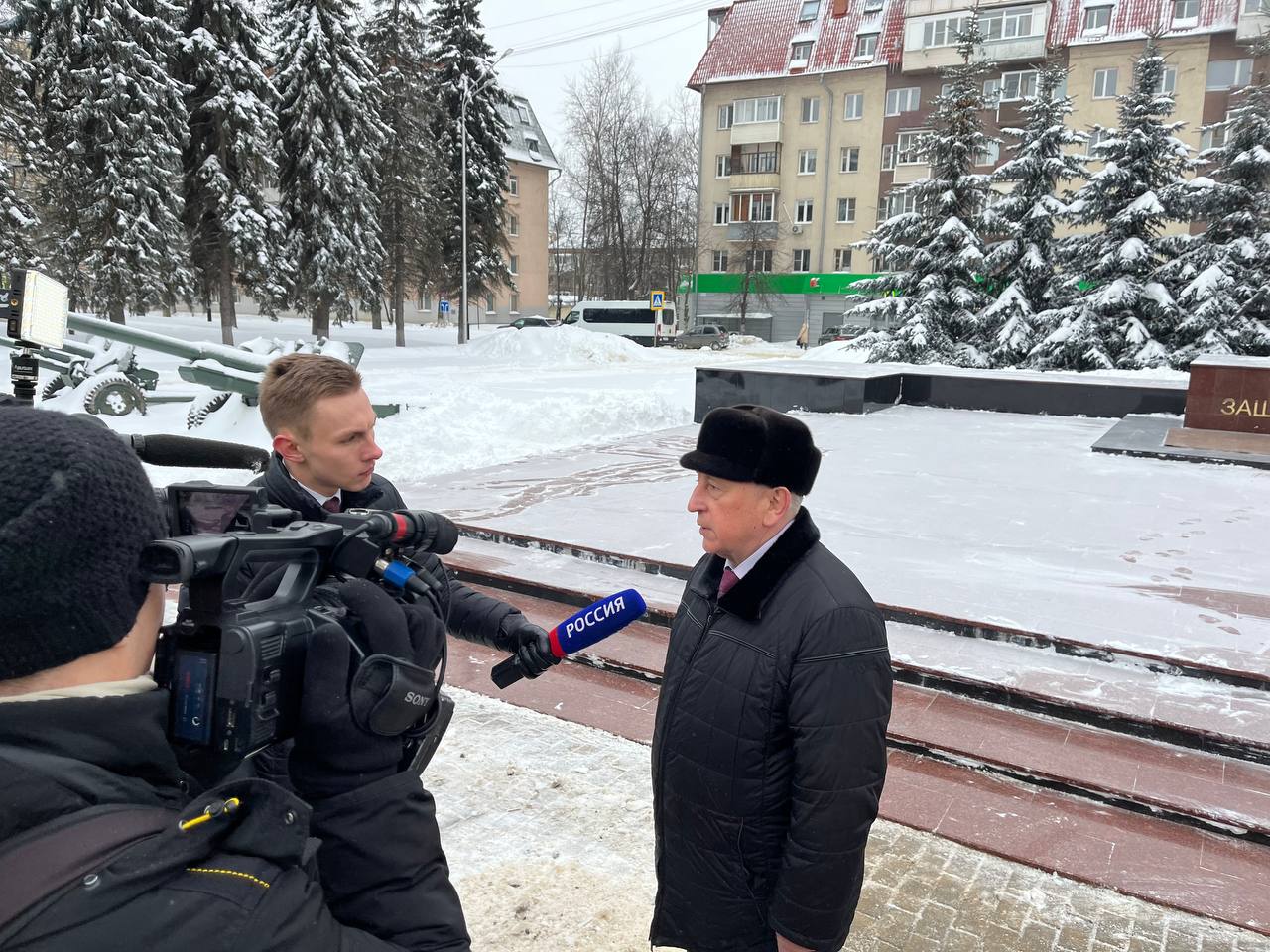 Начался визит кандидата в президенты РФ от КПРФ Николая Харитонова в подмосковное Лыткарино
