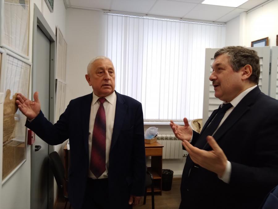 Н.М. Харитонов встретился в Москве с руководством и трудовым коллективом института геотехники и инженерных изысканий в строительстве