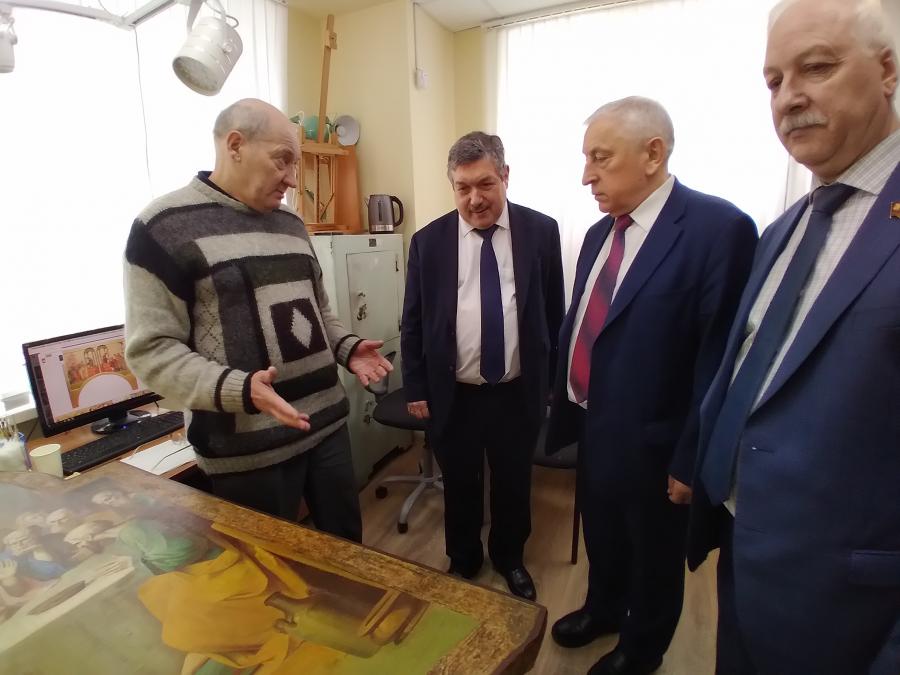 Н.М. Харитонов встретился в Москве с руководством и трудовым коллективом института геотехники и инженерных изысканий в строительстве
