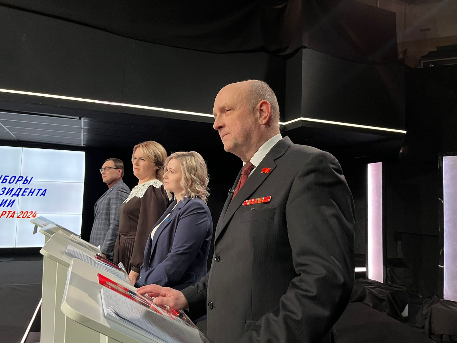 Состоялись дебаты на телеканале «360» доверенного лица в президенты России от КПРФ Николая Харитонова