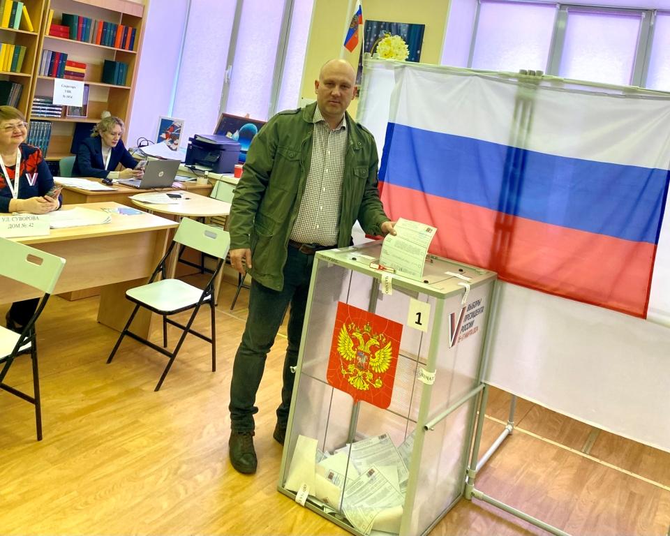 Сергей Стрельцов: отдал свой голос за сильную Россию, за социализм!