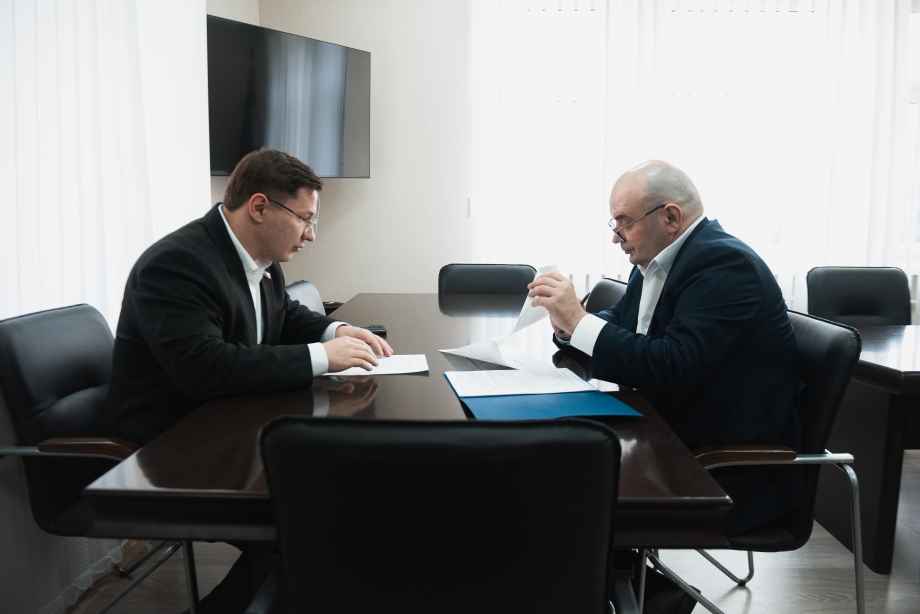 Депутат Мособлдумы Марк Черемисов провел встречу с Главой Лосино-Петровского городского округа Сергеем Джеглавом