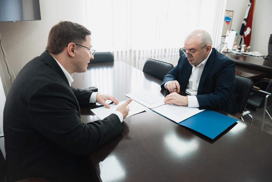 Депутат Мособлдумы Марк Черемисов провел встречу с Главой Лосино-Петровского городского округа Сергеем Джеглавом