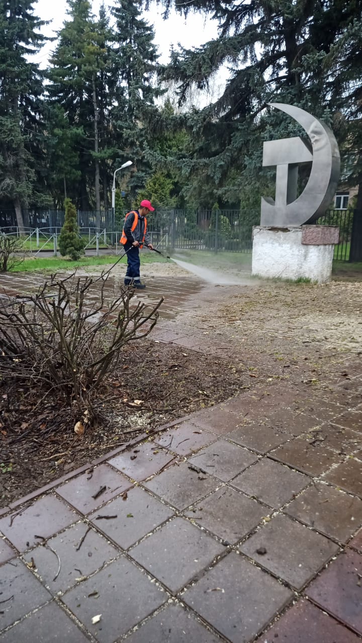 В Солнечногорске прошел субботник и отметили день рождения В.И. Ленина