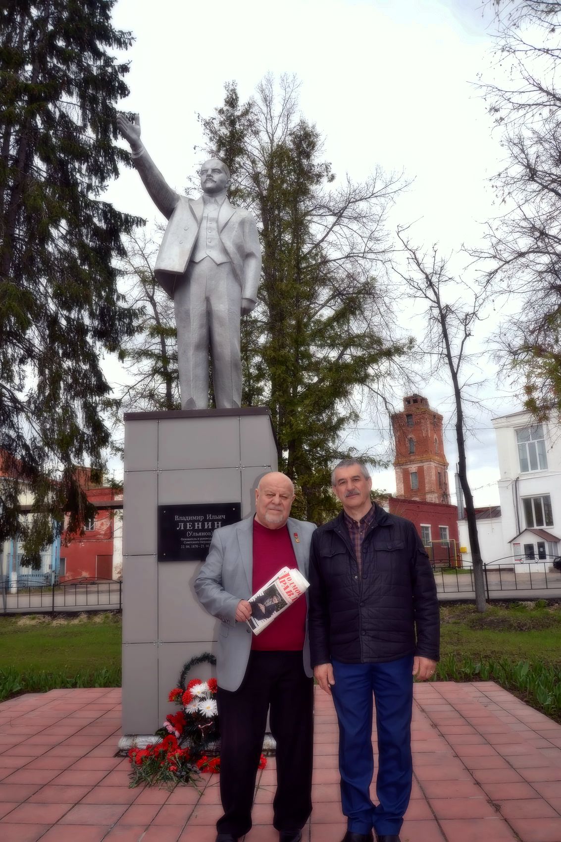 В Озёрах прошел торжественный митинг, посвященный 154 годовщине со Дня рождения Владимира Ильича Ленина