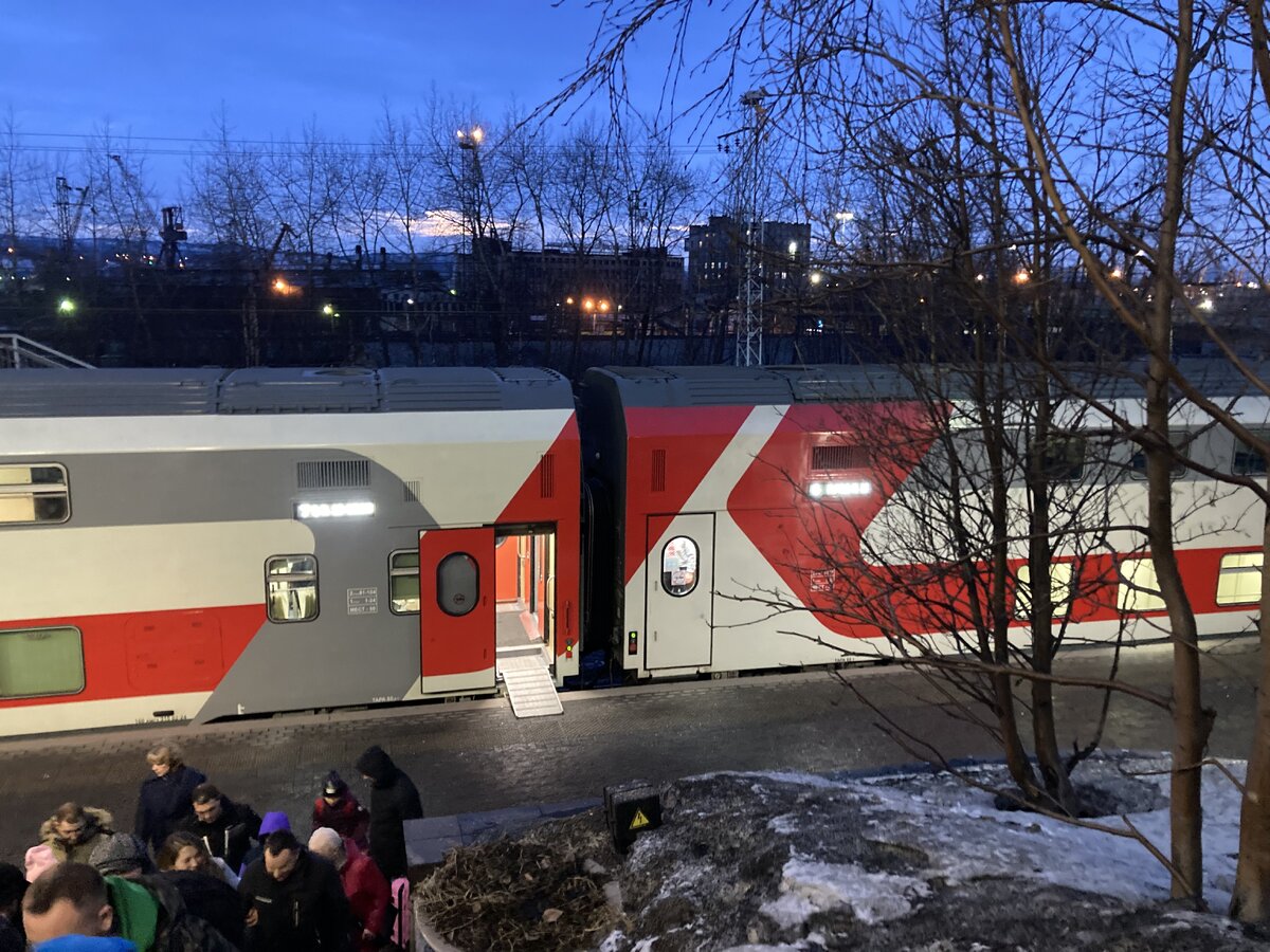 124 полярный скорый «Санкт-Петербург Ладожский - Мурманск». Перегон: «Апатиты-Мурманск»