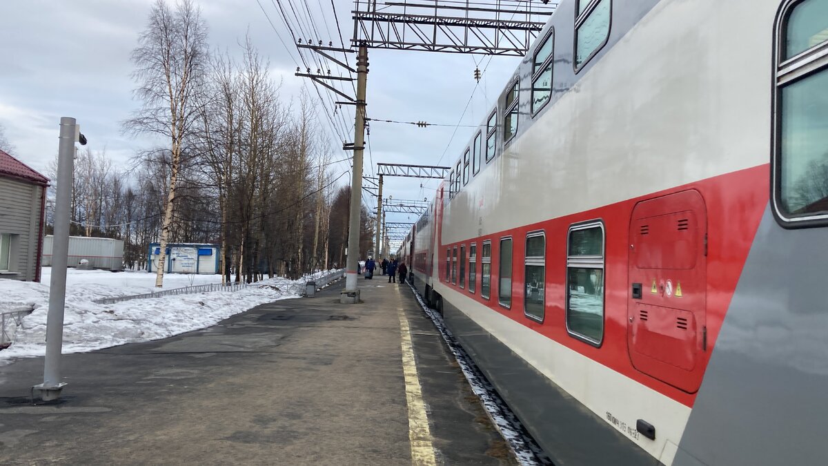 124 полярный скорый «Санкт-Петербург Ладожский - Мурманск». Перегон: «Апатиты-Мурманск»