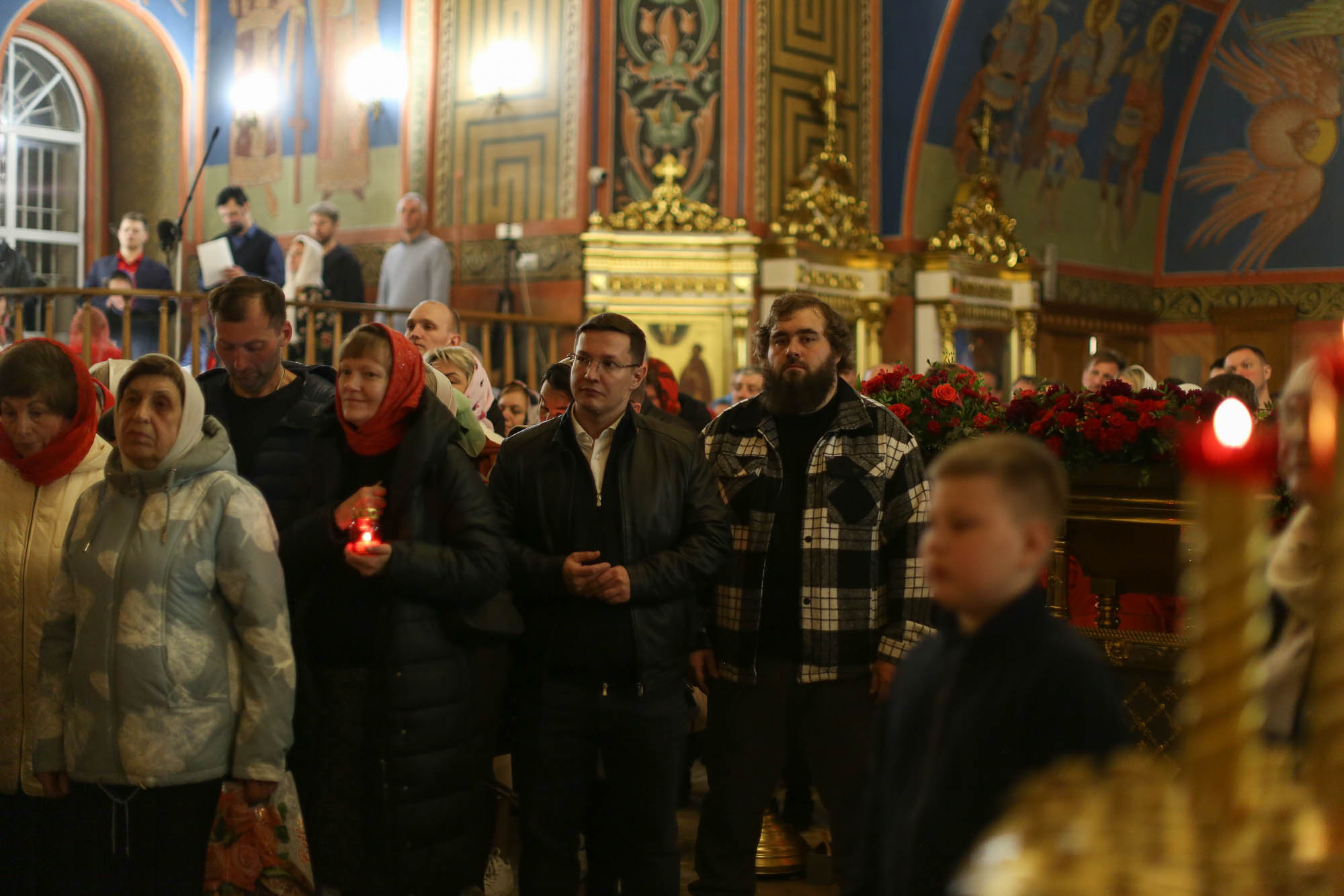 По приглашению протоиерея Марка депутат Мособлдумы Марк Черемисов посетил праздничную церковную службу в Ногинске