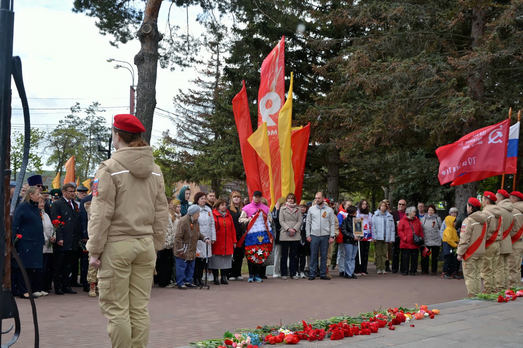 День Победы в Озёрах
