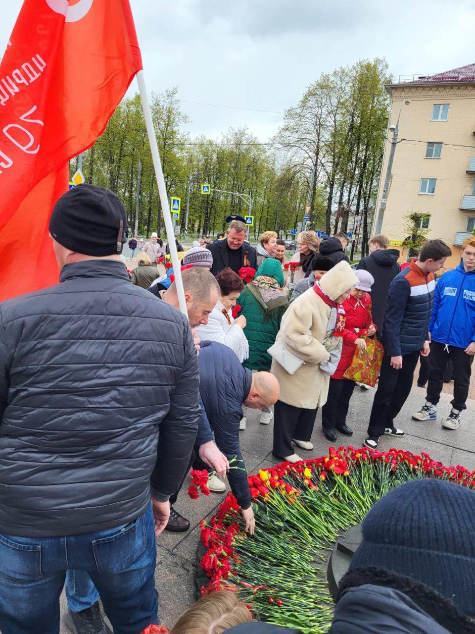 Клинские коммунисты отметили 9 мая