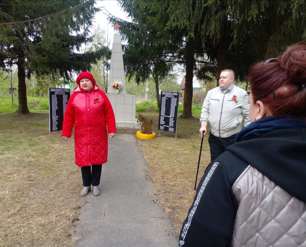 День Победы пришел в д. Стрешневы Горы