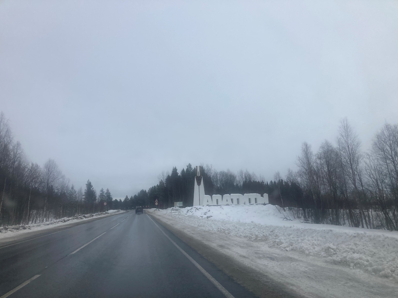 Креативная презентация серого моногорода