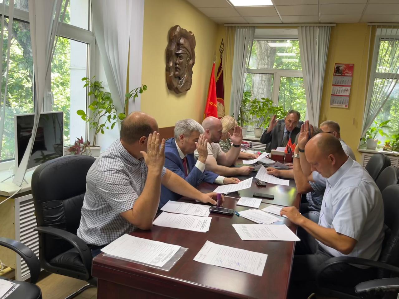 Состоялся VI этап 49-й отчетно-выборной Конференции МК КПРФ (06.07.2024)