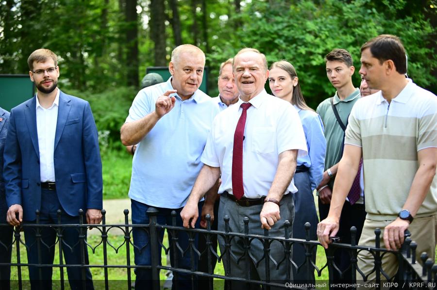 Г.А. Зюганов прибыл с рабочим визитом в Орловскую область