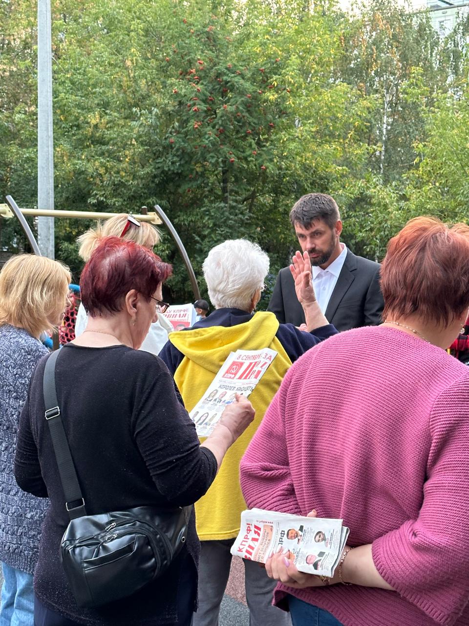 Встреча жителей с кандидатом Митрясовым Артёмом в Королёве