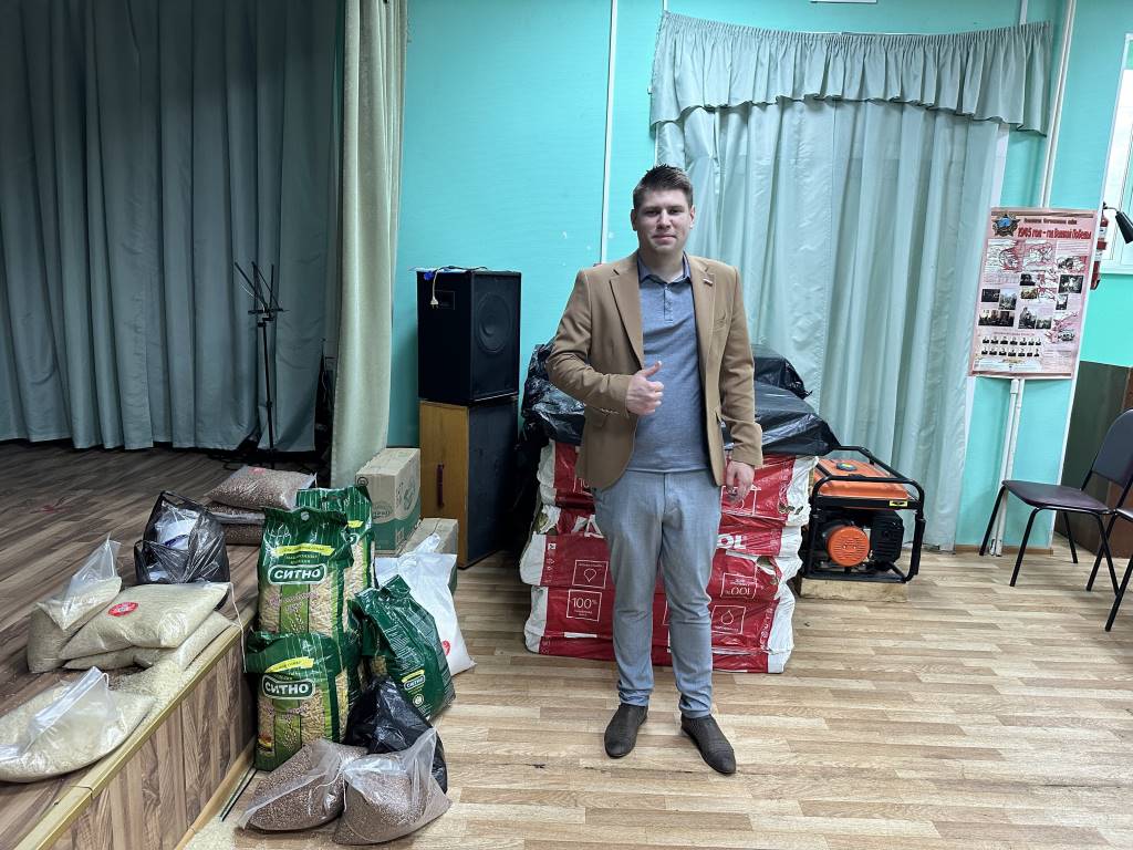 Депутат Даниил Рендаков: Все для нужд участников СВО