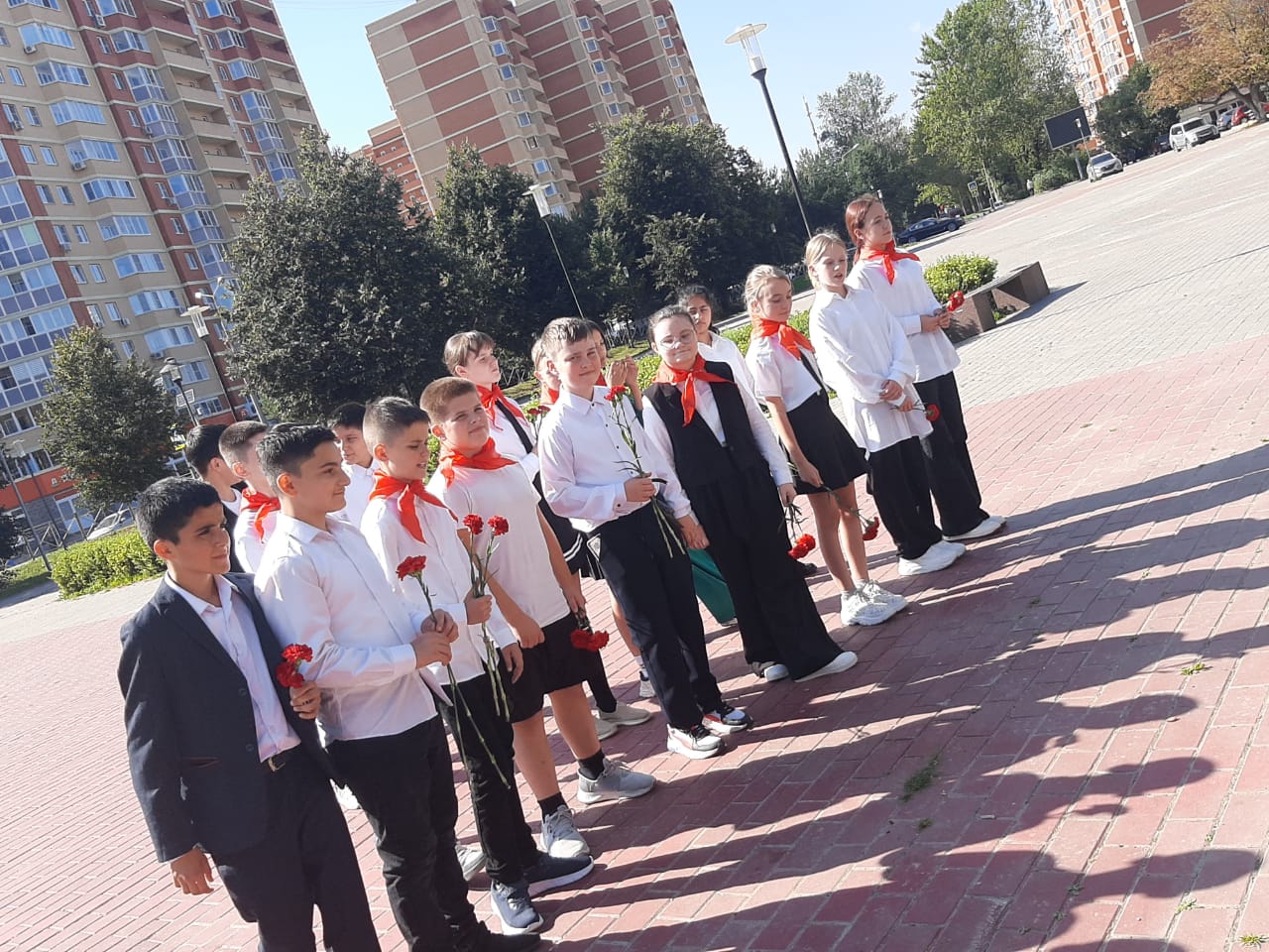 Пионеры Подмосковья помнят Беслан