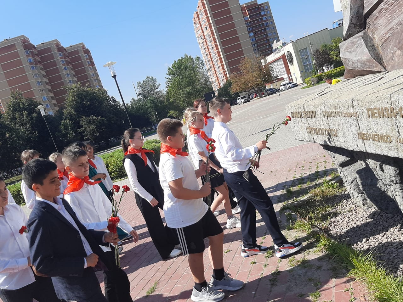 Пионеры Подмосковья помнят Беслан