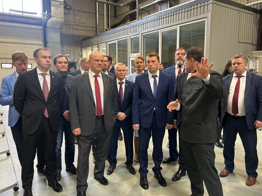 Г.А. Зюганов посетил «Кировский завод» в Санкт-Петербурге