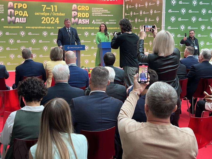 В.И. Кашин выступил на открытии 29-й международной выставке «Агропродмаш-2024»