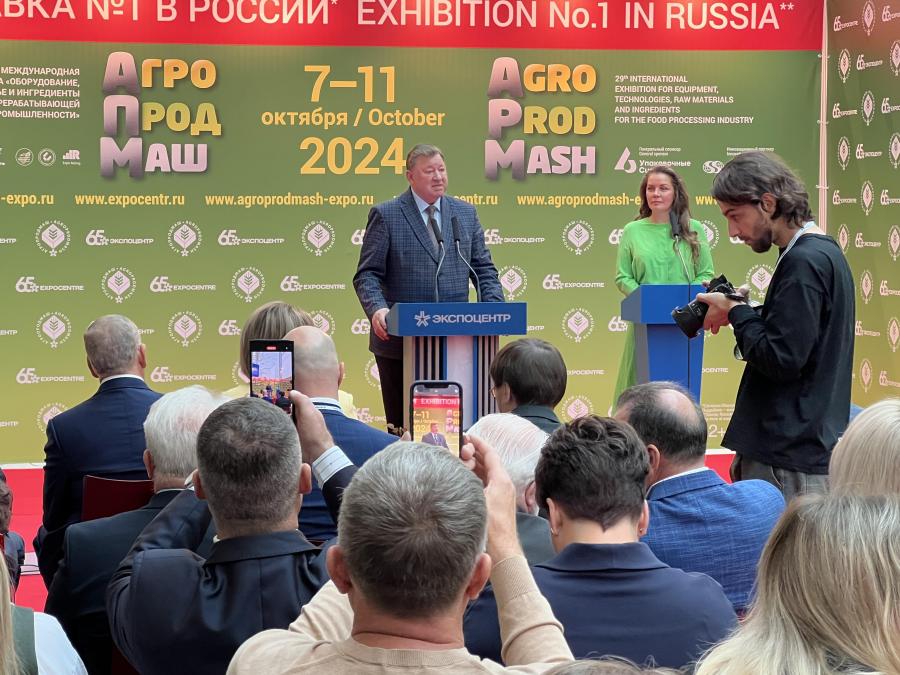 В.И. Кашин выступил на открытии 29-й международной выставке «Агропродмаш-2024»