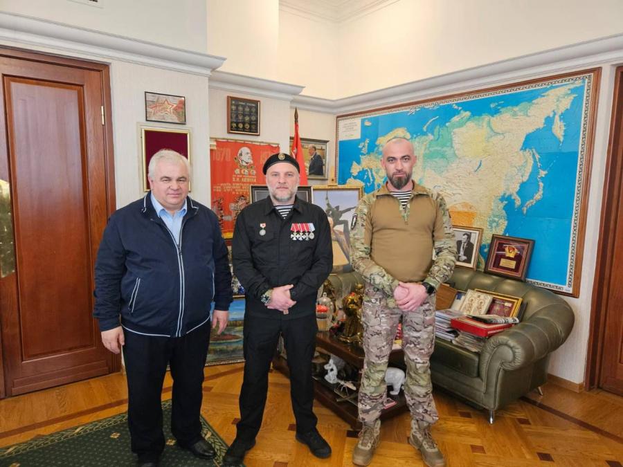 В.И. Кашин провел встречу с бойцами СВО