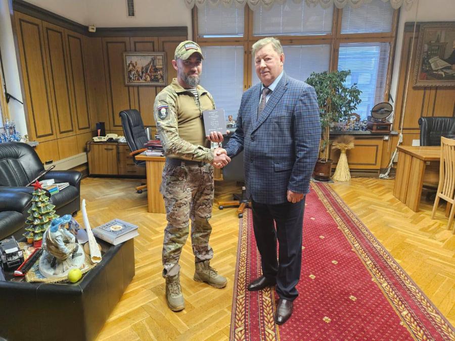 В.И. Кашин провел встречу с бойцами СВО