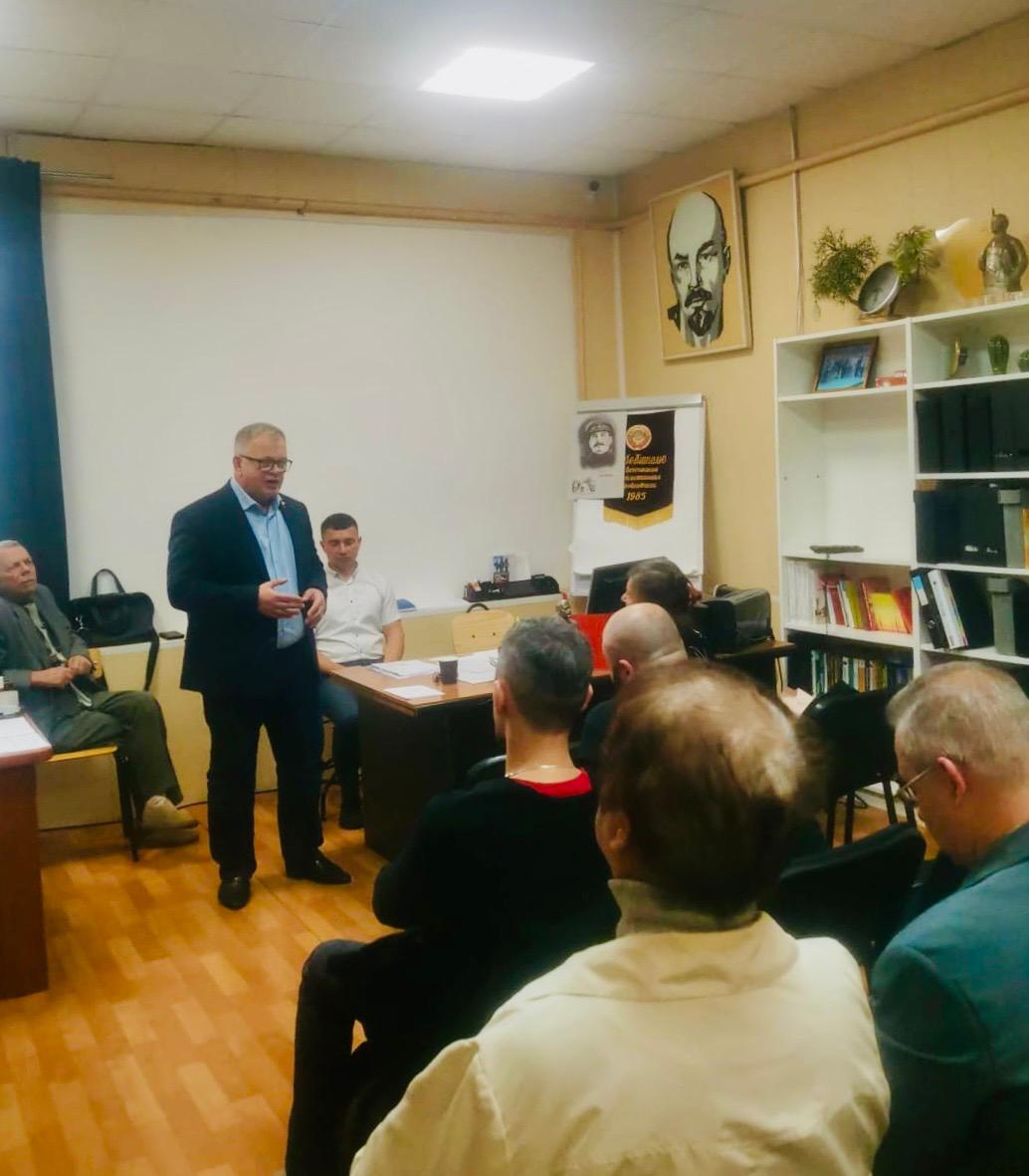 Секретарь МК КПРФ Александр Наумов принял участие в отчетно-выборной Конференции Орехово-Зуевского ГК КПРФ