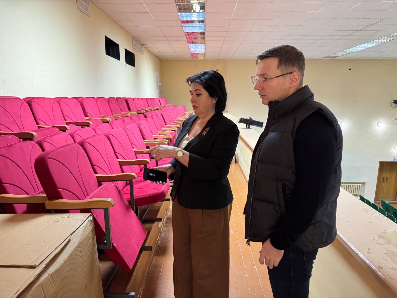 Депутат Мособлдумы Марк Черемисов приехал с рабочим визитом в МБУК «СДК «Ямкино»