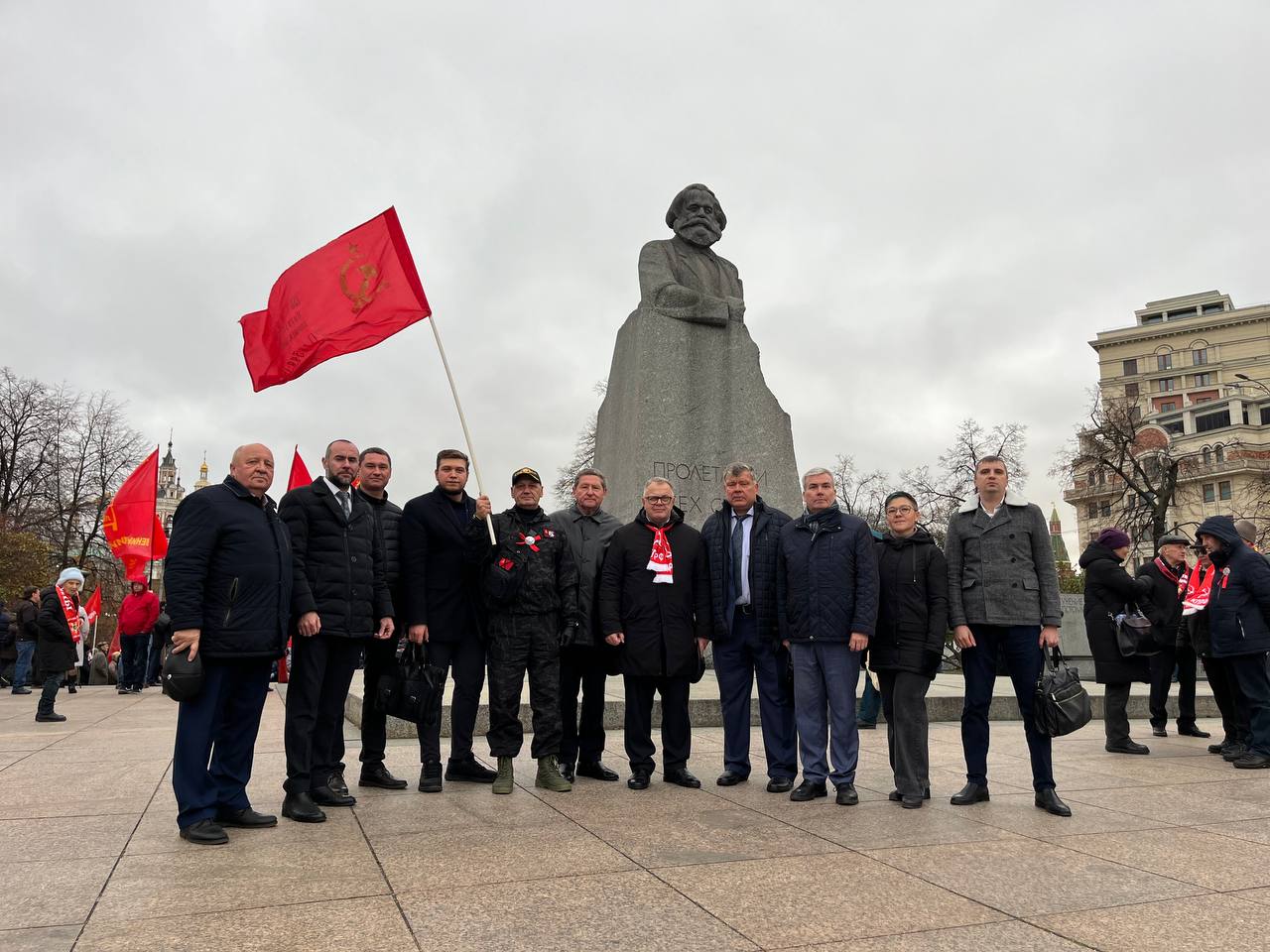 КПРФ провела в Москве митинг, посвященный 107-й годовщине Великого Октября (07.11.2024)