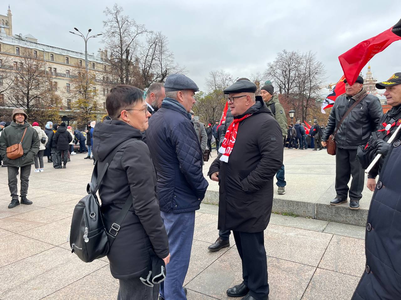КПРФ провела в Москве митинг, посвященный 107-й годовщине Великого Октября (07.11.2024)