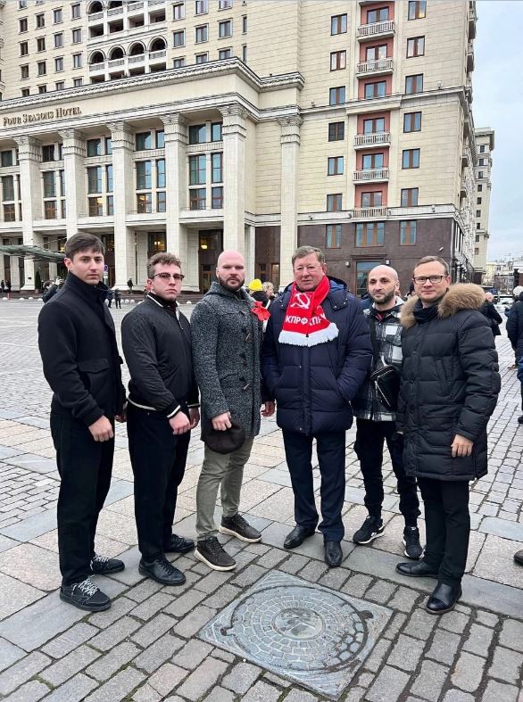 Комсомольцы Подмосковья приняли участие в праздновании 107-ой годовщины Великой Октябрьской социалистической революции в Москве