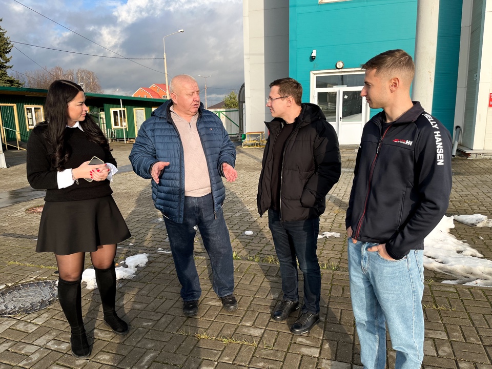 Депутат Мособлдумы Марк Черемисов посетили ФСК Обухово в Богородском городском округе