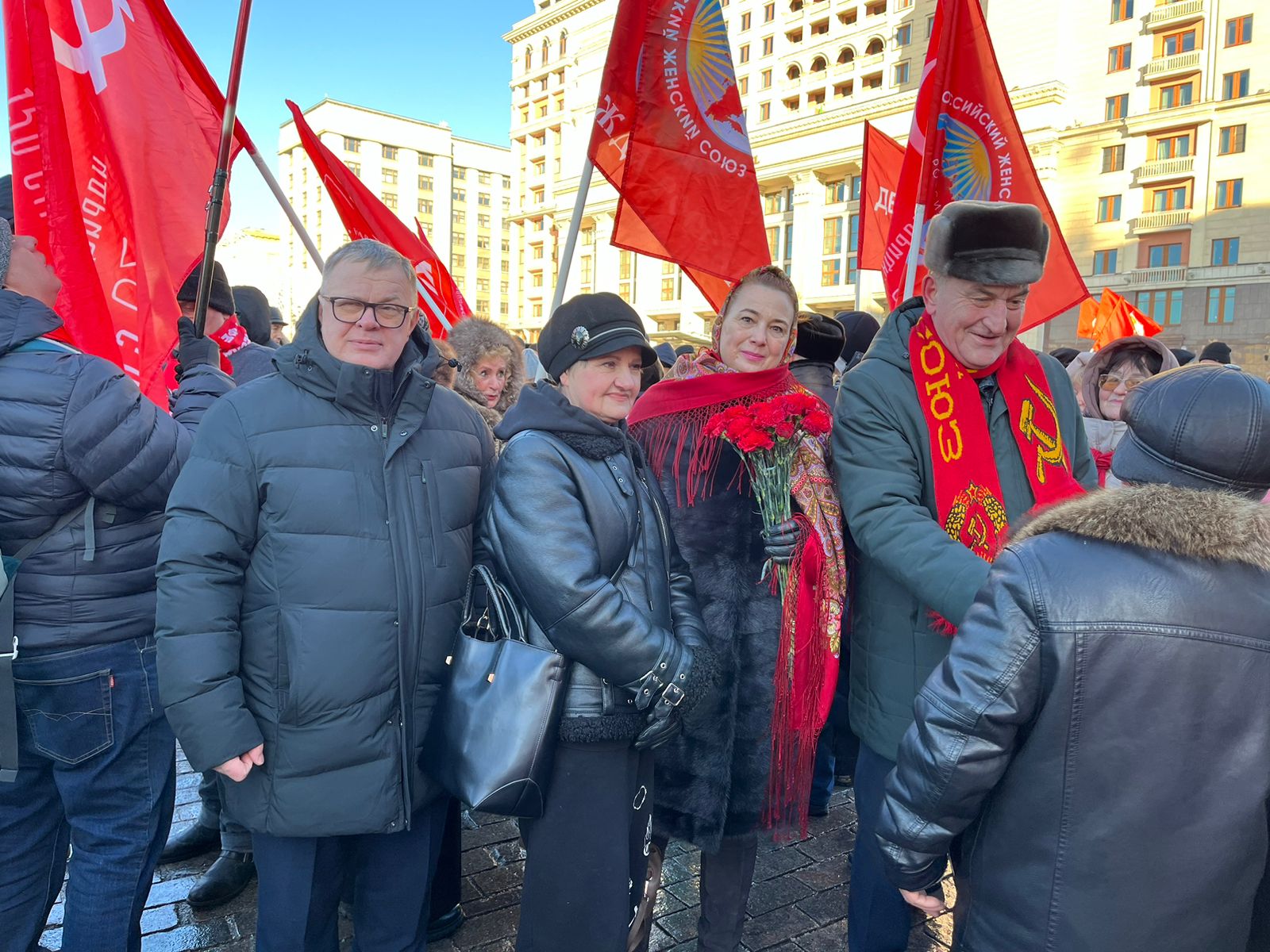 Состоялось возложение венков и цветов к Мавзолею В.И. Ленина на Красной Площади (21.01.2024)