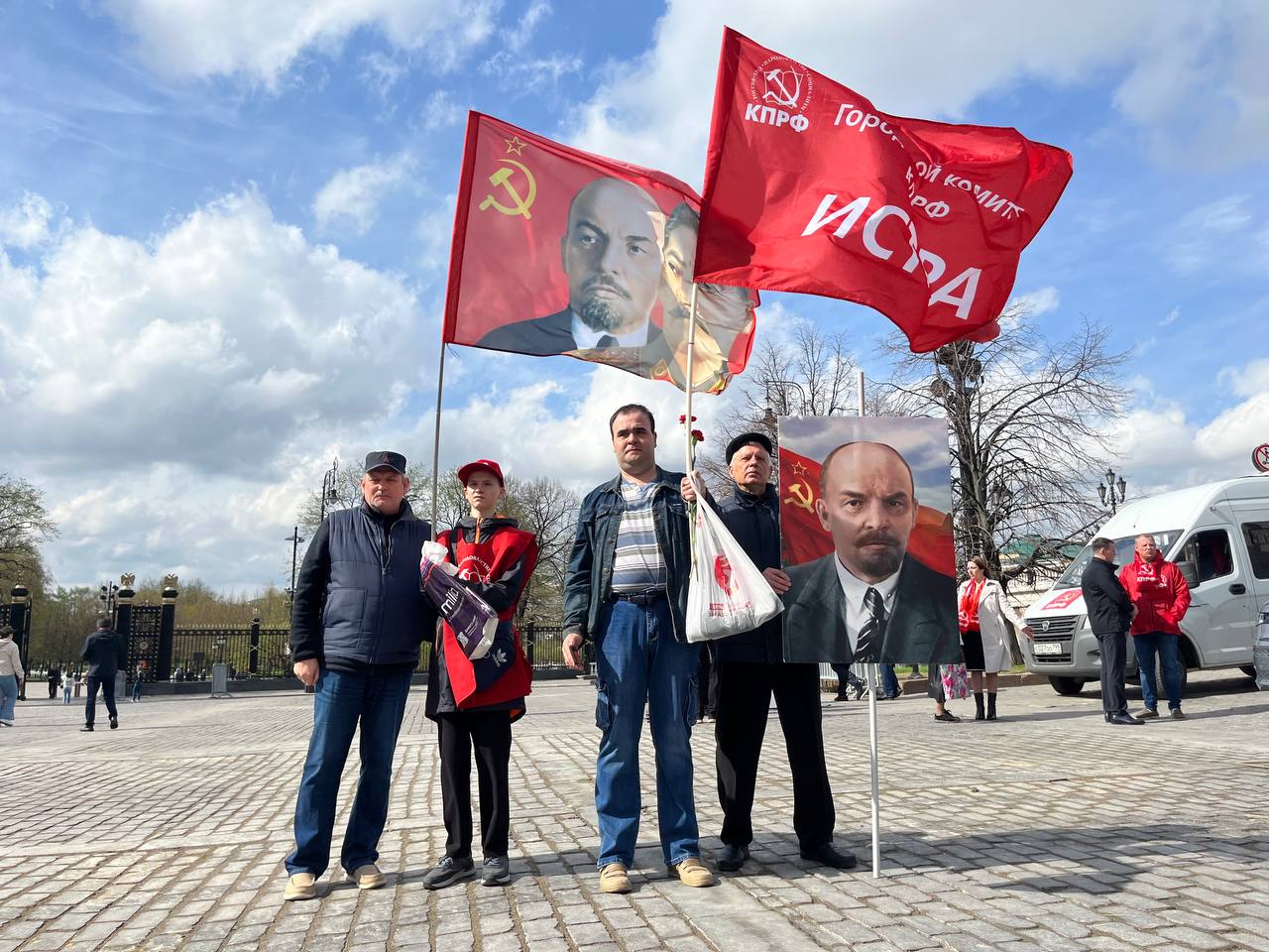 Возложение цветов к Мавзолею В.И. Ленина в 154-ю годовщину со Дня его рождения (22.04.2024)