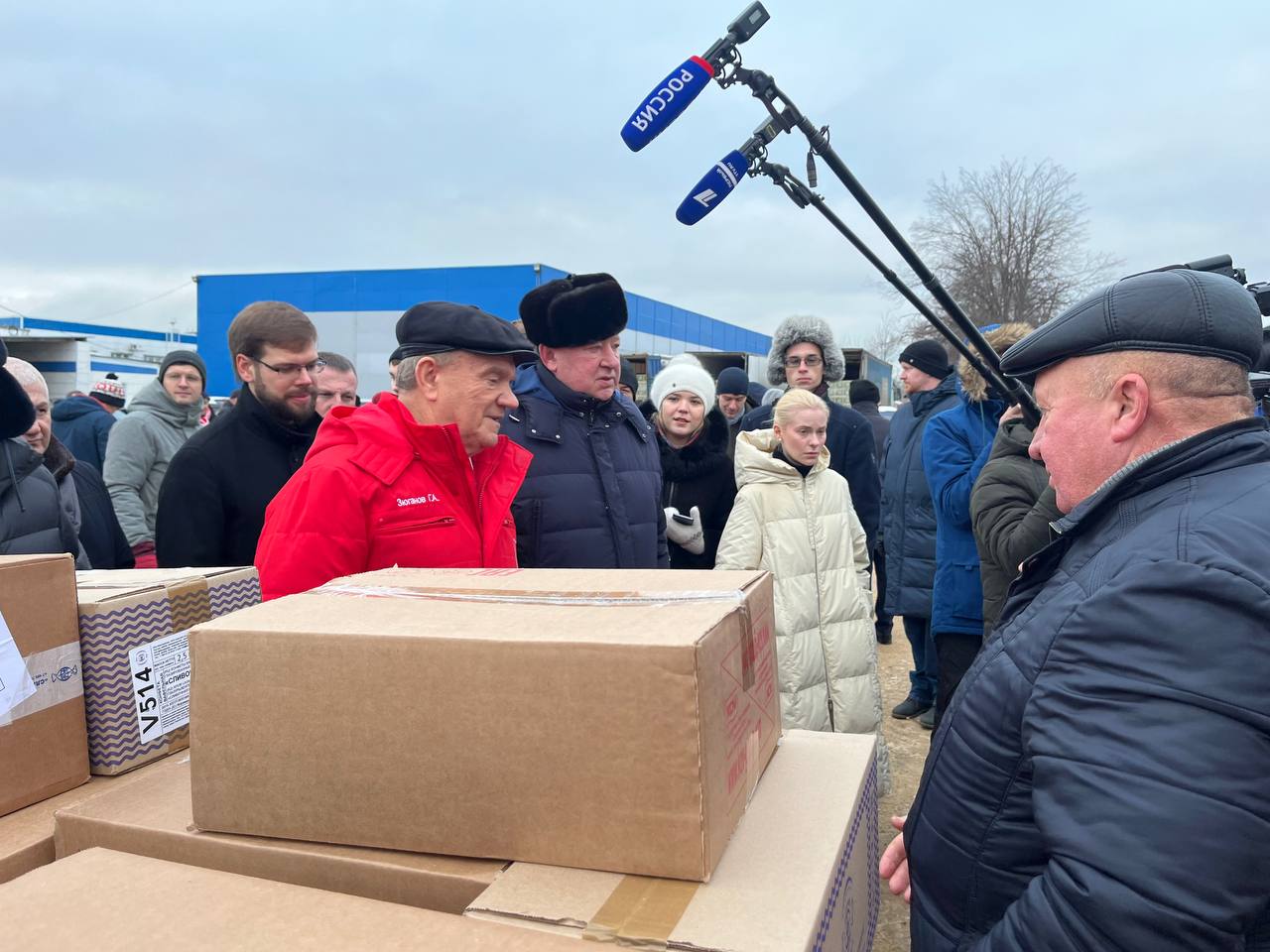 132-й Новогодний гуманитарный конвой от КПРФ для фронта и Победы