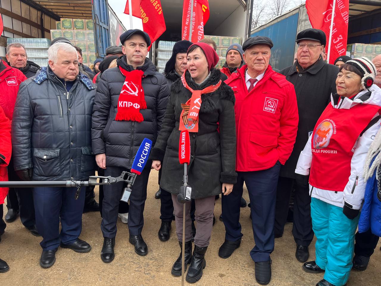 132-й Новогодний гуманитарный конвой от КПРФ для фронта и Победы (23.12.2024)